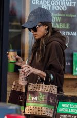 JESSICA ALBA Out for Smoothies at Kreation in Los Angeles 12/30/2024