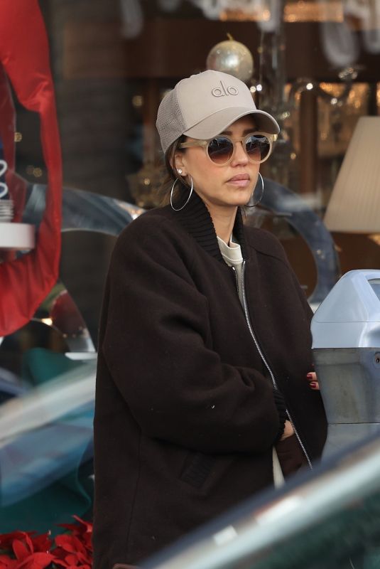 JESSICA ALBA Out with Daughters in Beverly Hills 12/28/2024