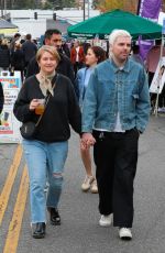 JILLLIAN BELL and Luke McGarry Out at Studio City Farmers Market 12/22/2024