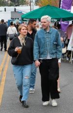 JILLLIAN BELL and Luke McGarry Out at Studio City Farmers Market 12/22/2024