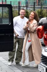 JORDI LEIGH Kissing a Mystery Man Outside Dakota Hotel in Manchester 11/18/2024