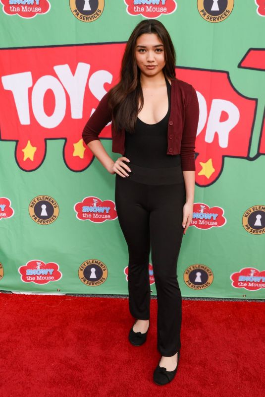 JULIA GARCIA at Holiday Ice Skating Party/Toys for Tots Toy Drive in Los Angeles 12/11/2024