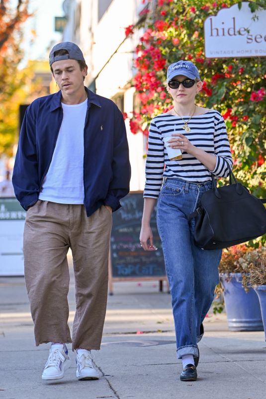 JULIA GARNER and John Owen Lowe Out at Joan