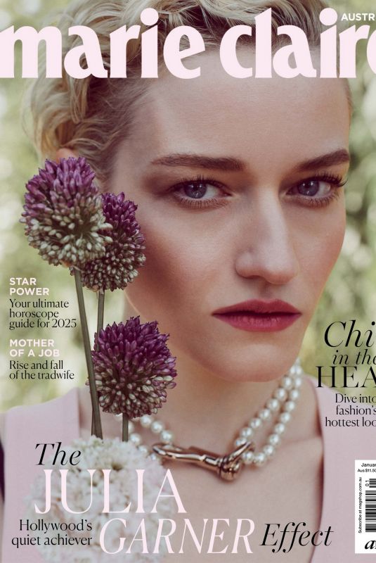 JULIA GARNER in Marie Claire Australia, January 2025