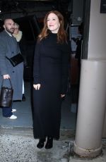 JULIANNE MOORE Arrives at Good Morning America in New York 12/09/2024
