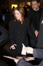 JULIANNE MOORE Leaves Paris Cinema After Promoting The Room Next Door 12/16/2024