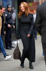 JULIANNE MOORE Leaves Today Show in New York City 12/09/2024