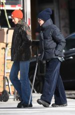 JULIANNE MOORE Out and About in New York City on Christmas Eve 12/24/2024