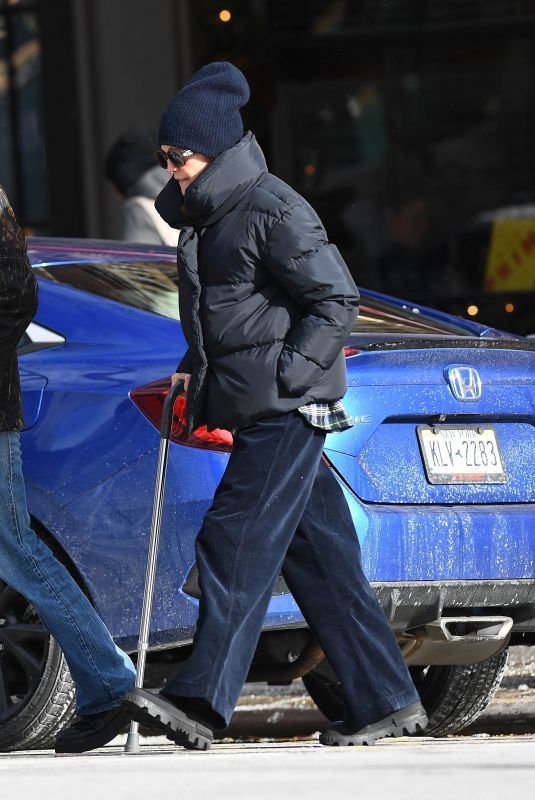 JULIANNE MOORE Out and About in New York City on Christmas Eve 12/24/2024