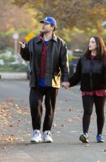 KAT DENNINGS and Andrew W.K. Out in Toluca Lake 12/05/2024