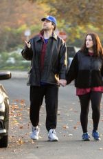 KAT DENNINGS and Andrew W.K. Out in Toluca Lake 12/05/2024
