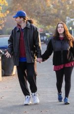 KAT DENNINGS and Andrew W.K. Out in Toluca Lake 12/05/2024