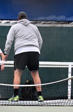 KATE BOSWORTH and Justin Long Enjoy a Game of Pickleball at a Local Park 12/27/2024