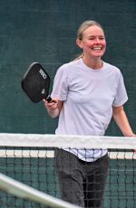 KATE BOSWORTH and Justin Long Enjoy a Game of Pickleball at a Local Park 12/27/2024