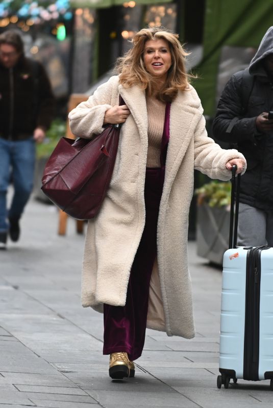 KATE GARRAWAY Arrives at Global Radio in London 12/17/2024