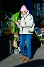 KATE LAWLER Out with Her Dog in Primrose Hill 12/23/2024