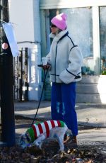 KATE LAWLER Out with Her Dog in Primrose Hill 12/23/2024
