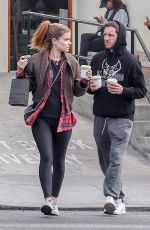 KATE MARA and Jamie Bell Out for Morning Coffee in Los Feliz 12/05/2024