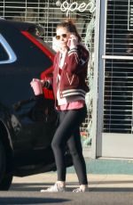 KATE MARA Arrives at Pilates class in Los Feliz 12/21/2024