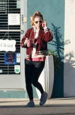 KATE MARA Arrives at Pilates class in Los Feliz 12/21/2024