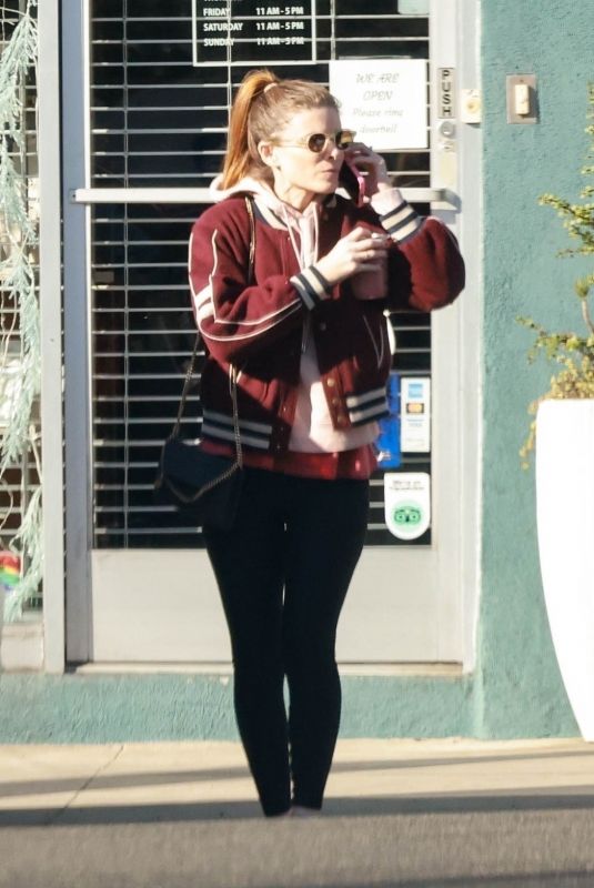 KATE MARA Arrives at Pilates class in Los Feliz 12/21/2024