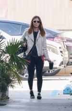 KATE MARA Heading to Pilates Class for a Morning Workout 12/27/2024