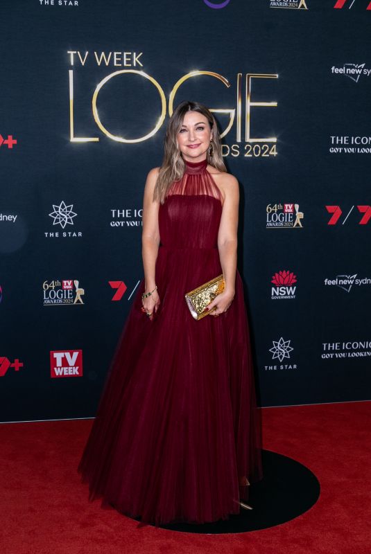 KATE MILLER-HEIDKE at 64th TV WEEK Logie Awards at The Star in Sydney 08/18/2024