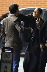 KATHARINE MCPHEE and GAL GADOT Out for Dinner at Funke in Beverly Hills 12/08/2024