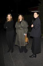KATHARINE MCPHEE and GAL GADOT Out for Dinner at Funke in Beverly Hills 12/08/2024
