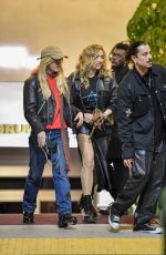 KATHRYN NEWTON and PEYTON LIST Arrives at Billie Eilish Concert at Kia Forum in Inglewood 12/21/2024