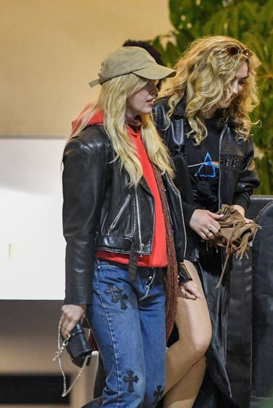 KATHRYN NEWTON and PEYTON LIST Arrives at Billie Eilish Concert at Kia Forum in Inglewood 12/21/2024