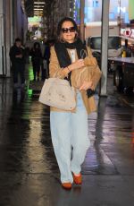 KATIE HOLMES Arrives for Her Performance in Our Town in New York 12/11/2024