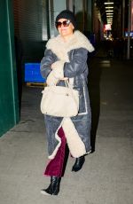 KATIE HOLMES Leaves Barrymore Theatre in New York 12/05/2024