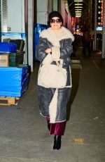KATIE HOLMES Leaves Barrymore Theatre in New York 12/05/2024