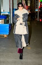 KATIE HOLMES Leaves Barrymore Theatre in New York 12/05/2024