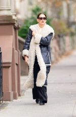 KATIE HOLMES Out amd About in New York City 12/04/2024