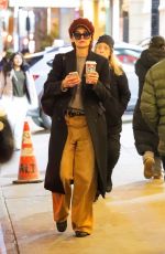 KATIE HOLMES Out for Coffee in New York 12/20/2024