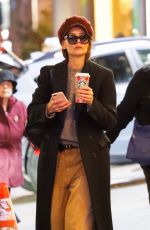 KATIE HOLMES Out for Coffee in New York 12/20/2024