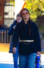 KATIE HOLMES Out on Her 46th Birthday in New York City 12/17/2024