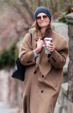 KATIE HOLMES Spotted on a Starbucks Run in New York 12/30/2024