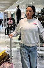 KATIE PRICE Out Shopping in Manchester 12/04/2024