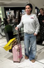 KATIE PRICE Out Shopping in Manchester 12/04/2024