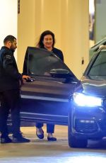 KEELY SHAYE SMITH Leaves Christmas Eve Dinner at E Baldi in Beverly Hills 12/24/2024