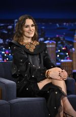 KEIRA KNIGHTLEY at Tonight Show Starring Jimmy Fallon 12/09/2024