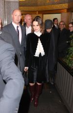 KEIRA KNIGHTLEY Leaves NBC Studios in New York City 12/09/2024