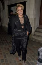 KELLY HOLMES Arrives at Katy Perry Gig at Central Hall Westminster in London 12/11/2024