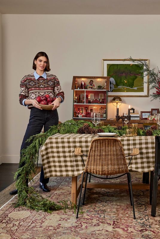 KENDALL JENNER for Architectural Digest Magazine, December 2024