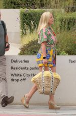 KERRY ELLIS Leaves Sunday Brunch TV in London 08/18/2024