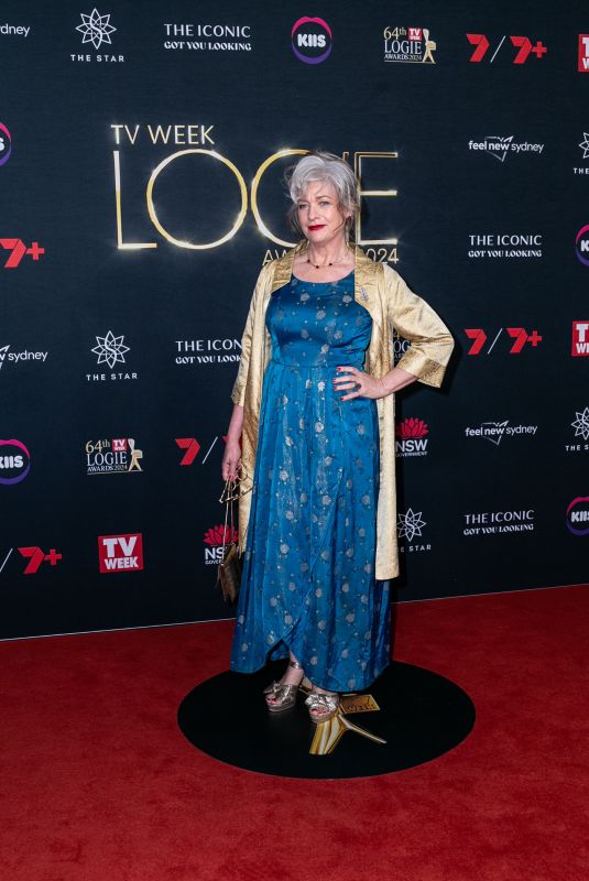 KERRY FOX at 64th TV WEEK Logie Awards at The Star in Sydney 08/18/2024