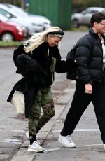 KERRY KATON Arrives at Opening of Her Panto Cinderella in Northwich 12/08/2024